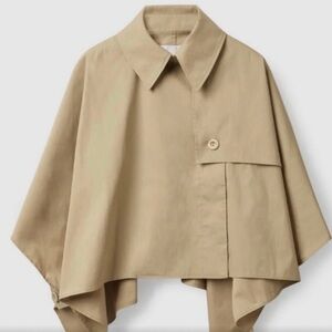 COS Stylish Tan Women's Cape Jacket